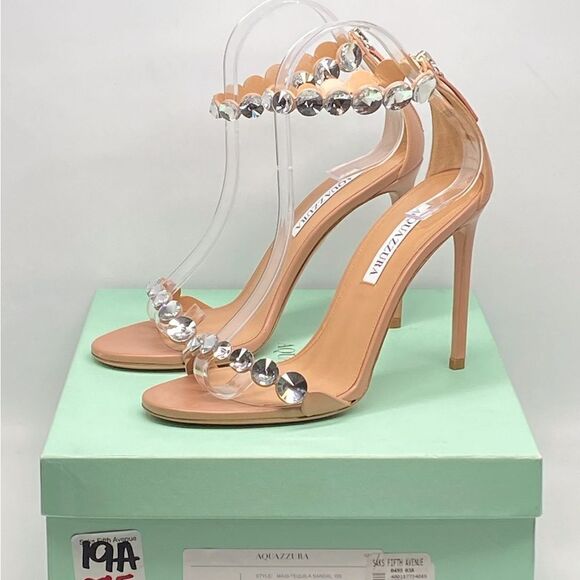 Aquazzura Maxi-Tequila Sandals 105mm size 37.5 - Picture 14 of 16